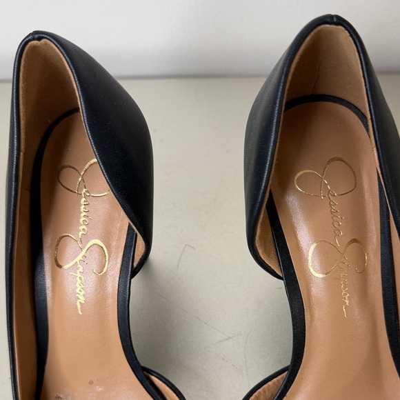 Jessica Simpson Classic Black Heels Size 8M - Picture 8 of 13